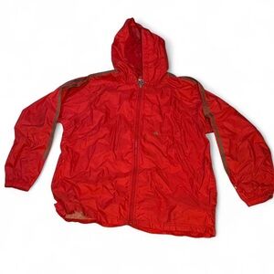 Adidas Men’s Retro red and white wind breaker zip up jacket